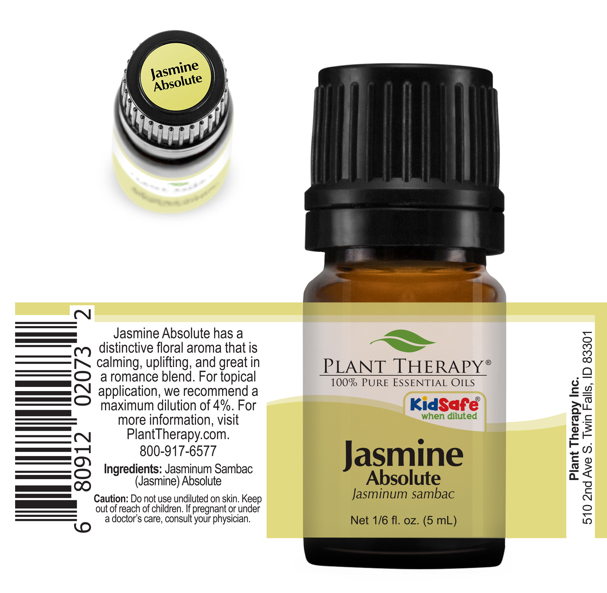 Plant Therapy Jasmine Absolute Essential Oil 100 Pure, Undiluted eBay